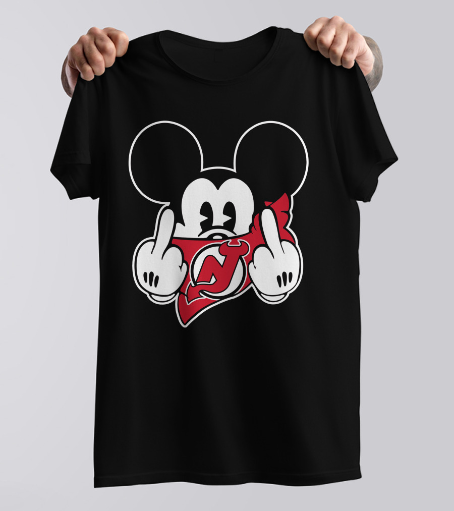 New Jersey Devils Mickey Bandana Gesture T-Shirt