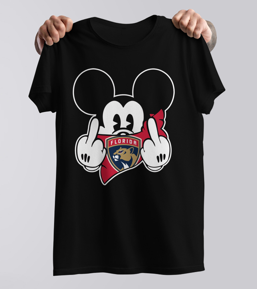 Florida Panthers Mickey Gesture T-Shirt