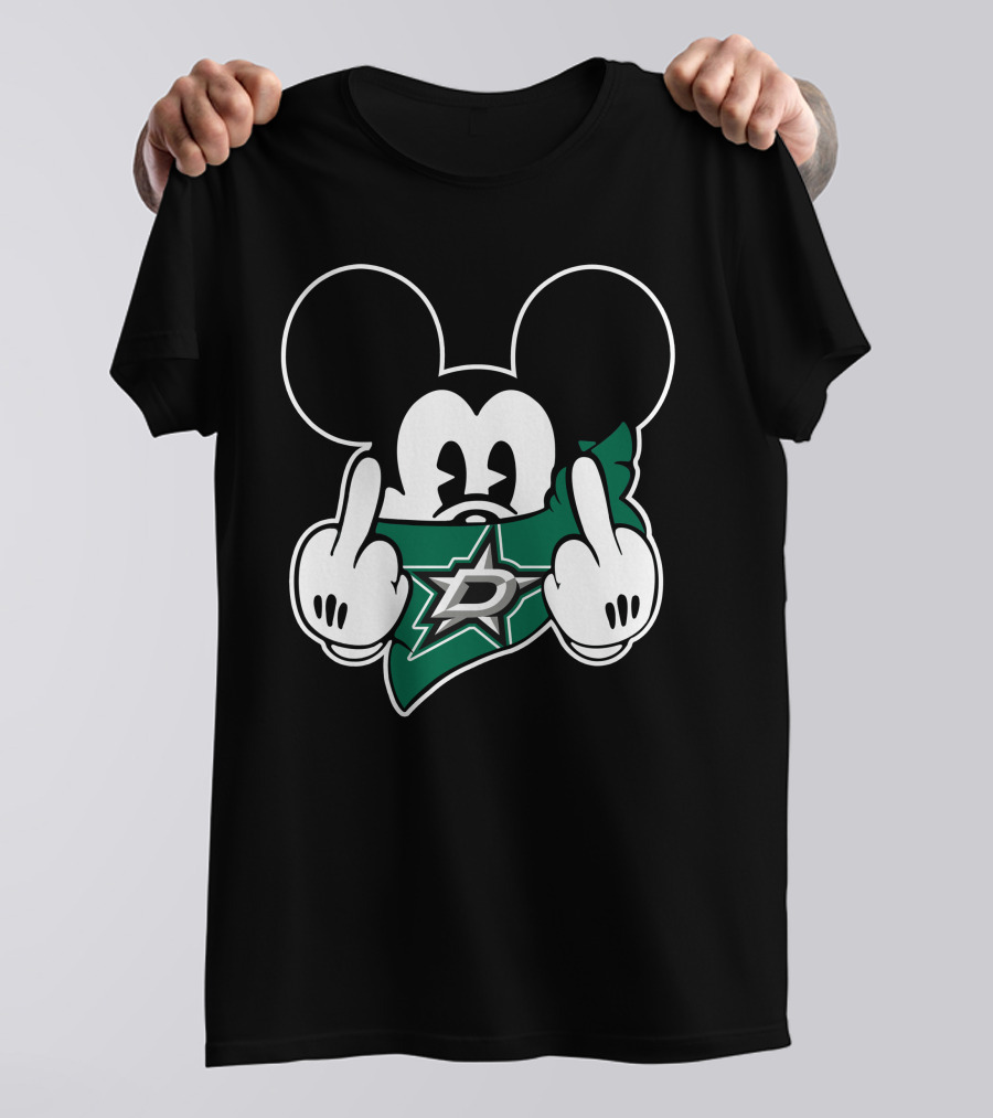 Dallas Stars Mickey Gesture T-Shirt