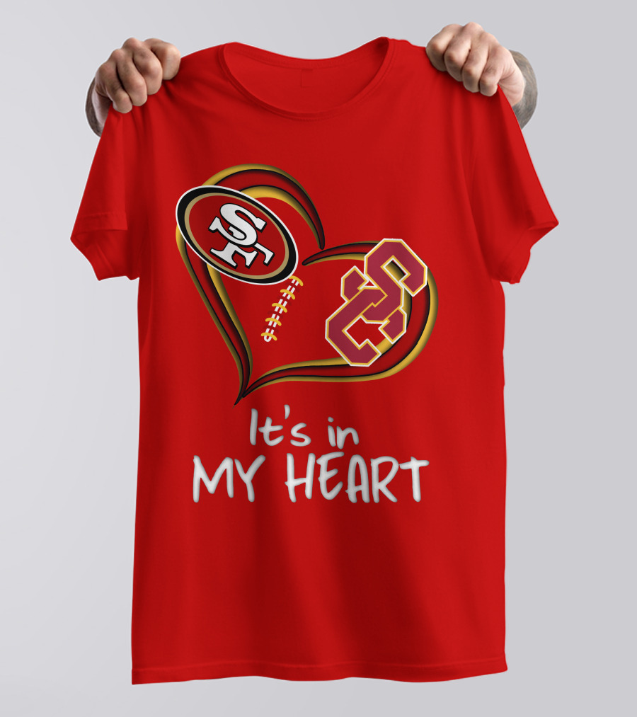 49ers Sc It's In My Heart T-Shirt
