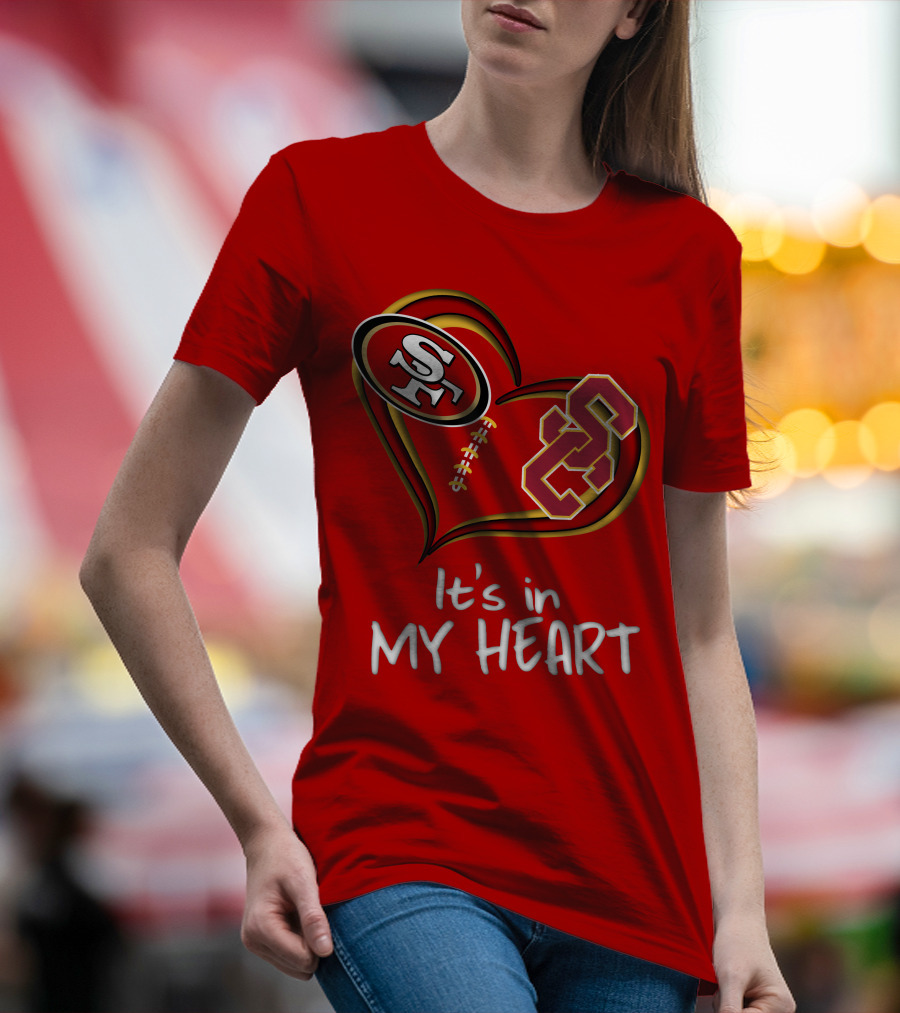 49ers Sc It's In My Heart T-Shirt