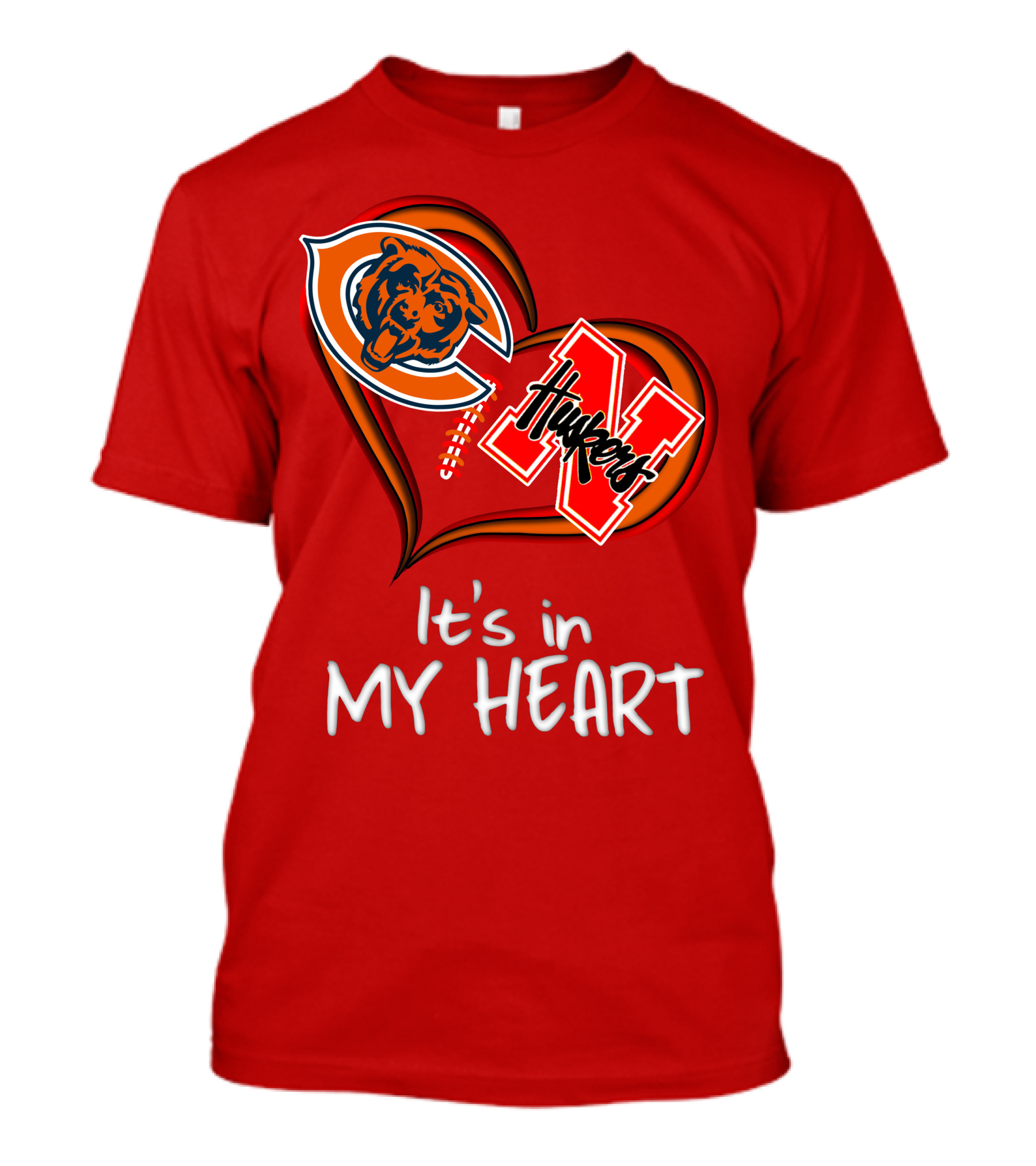 Bears Huskers It's In My Heart T-Shirt