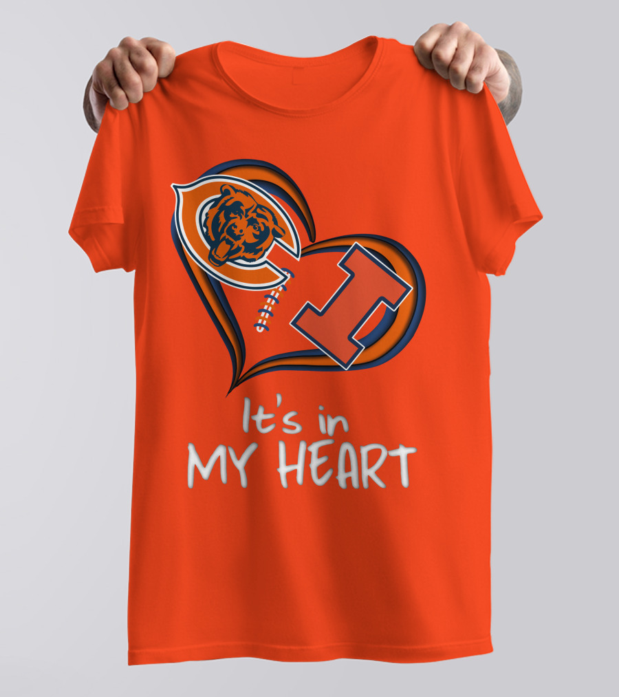 Bears Illinois It's In My Heart T-Shirt