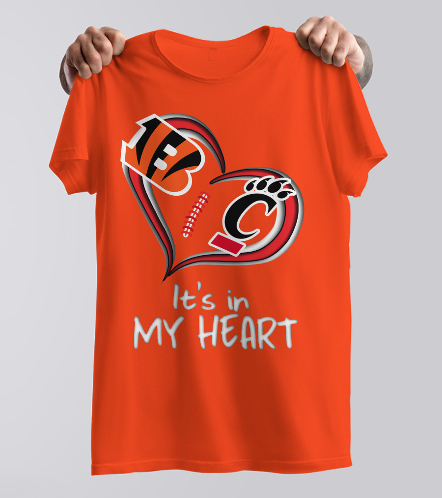 Bengals Bearcats It's In My Heart T-Shirt