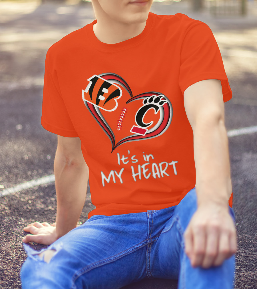 Bengals Bearcats It's In My Heart T-Shirt