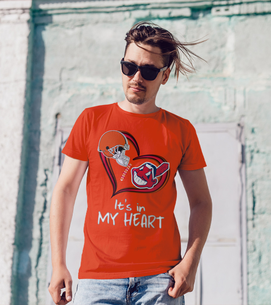 Browns Indians It's In My Heart T-Shirt