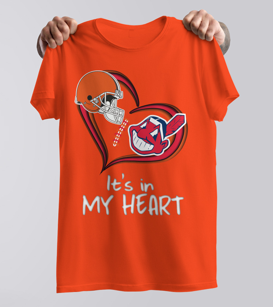 Browns Indians It's In My Heart T-Shirt