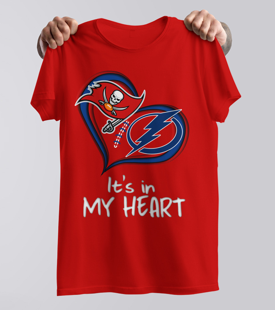 Buccaneers Lightning It's In My Heart T-Shirt