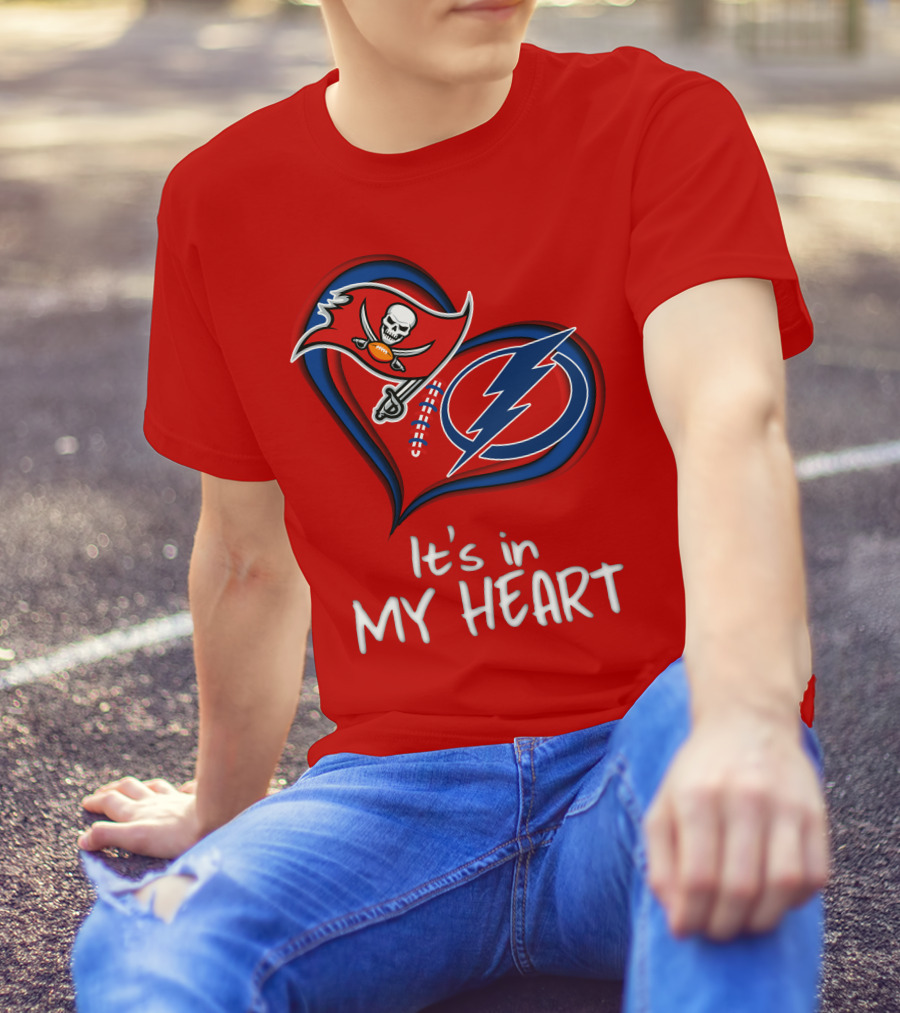 Buccaneers Lightning It's In My Heart T-Shirt