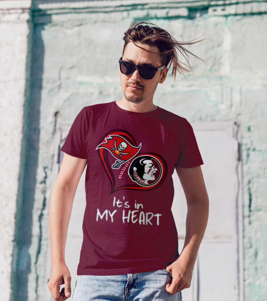 Buccaneers Seminoles It's In My Heart T-Shirt