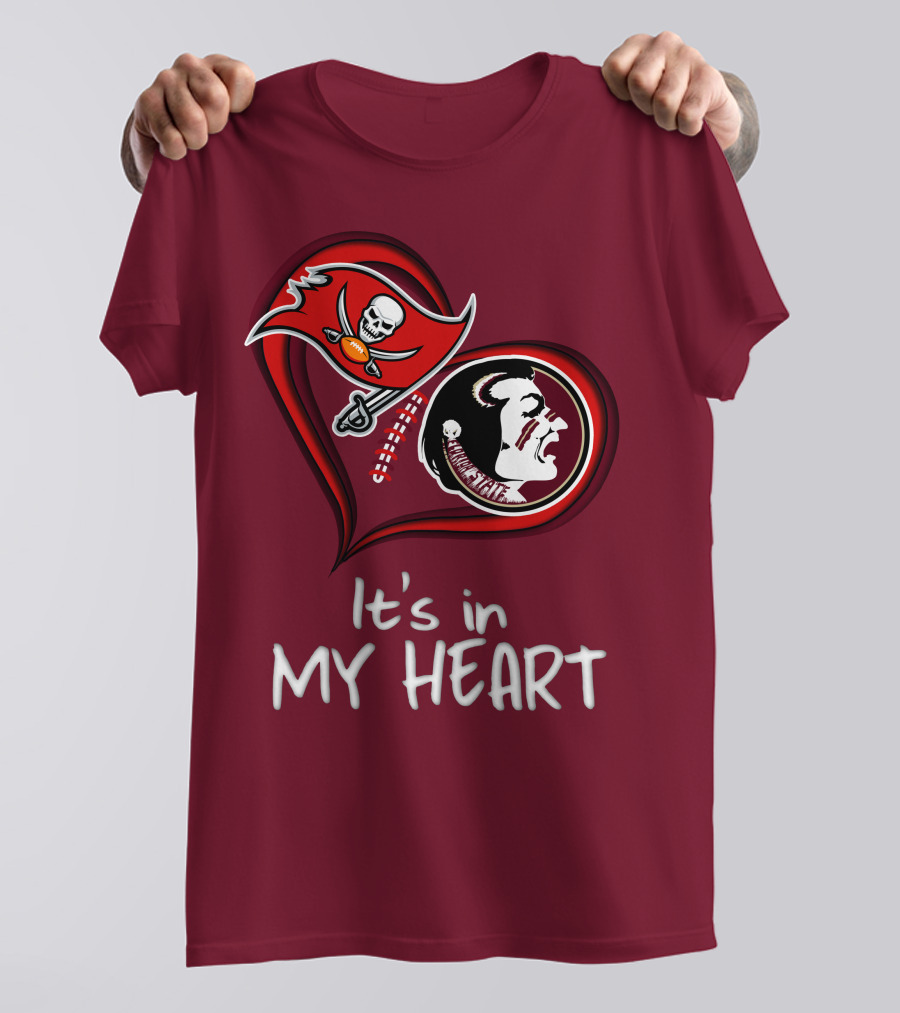 Buccaneers Seminoles It's In My Heart T-Shirt