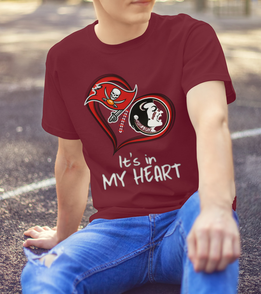 Buccaneers Seminoles It's In My Heart T-Shirt