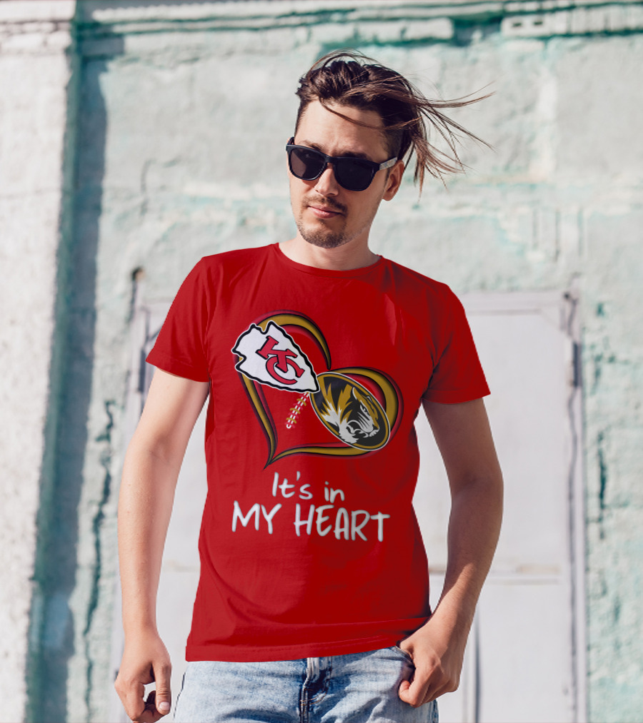 Chiefs Missouri Tigers It's In My Heart T-Shirt