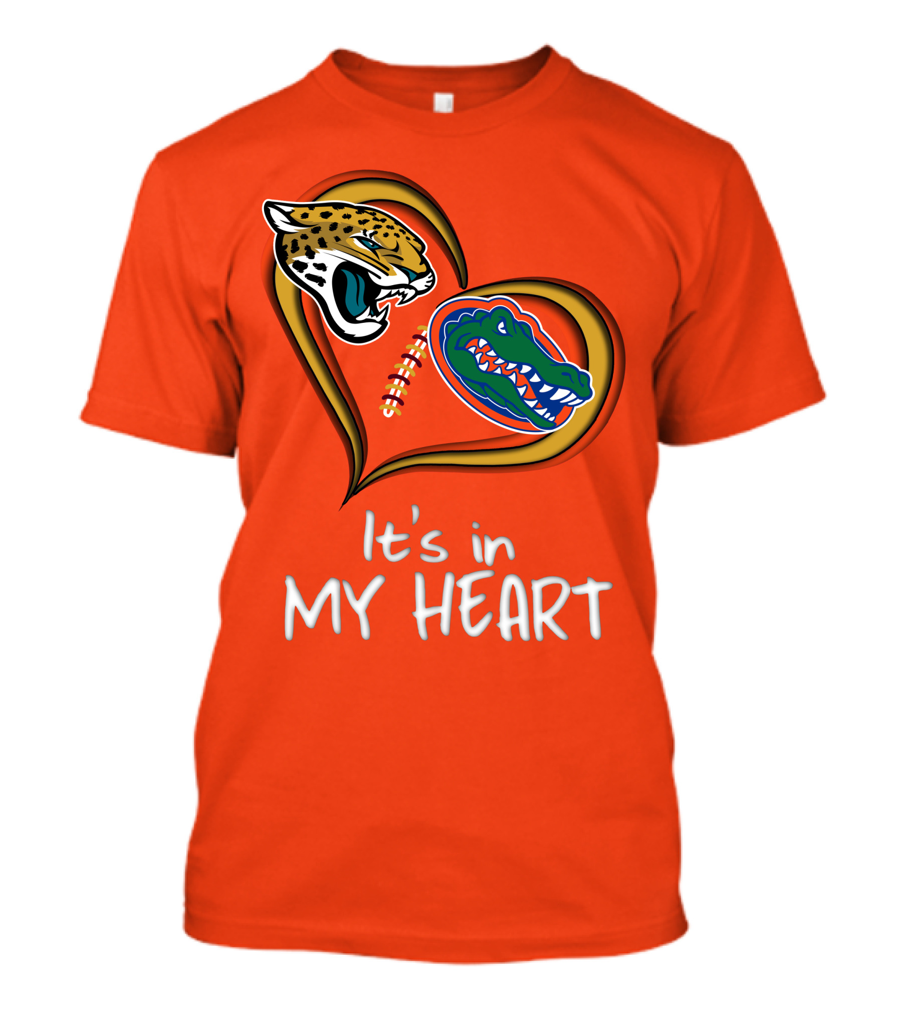It's In My Heart Jaguars Gators T-Shirt
