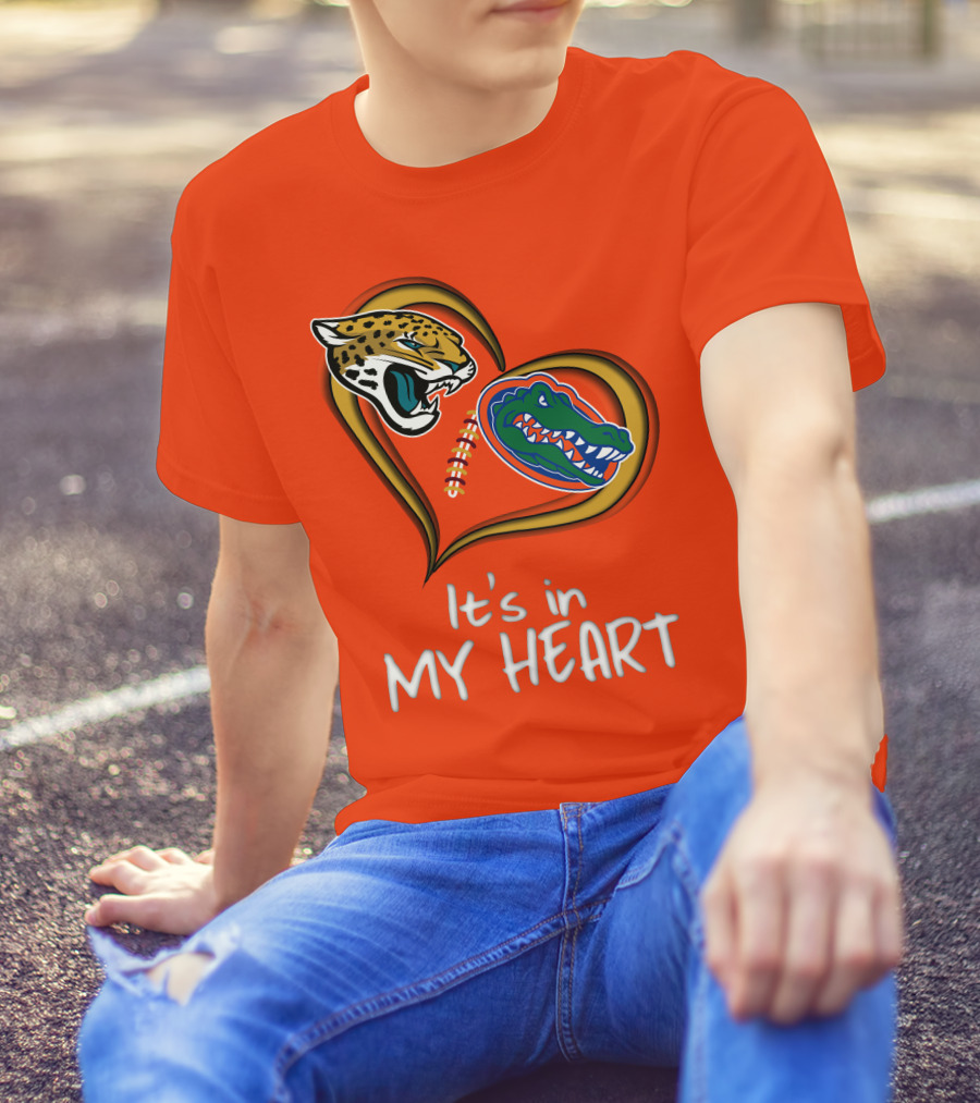 It's In My Heart Jaguars Gators T-Shirt