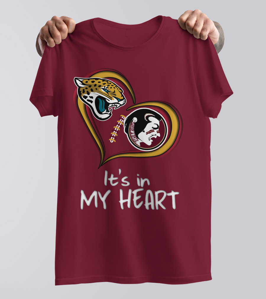 Jaguars Seminoles It's In My Heart T-Shirt