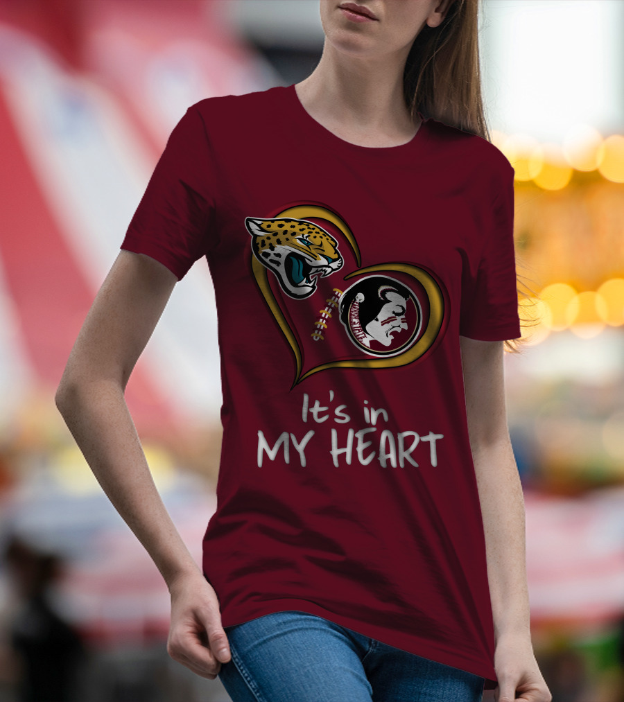 Jaguars Seminoles It's In My Heart T-Shirt