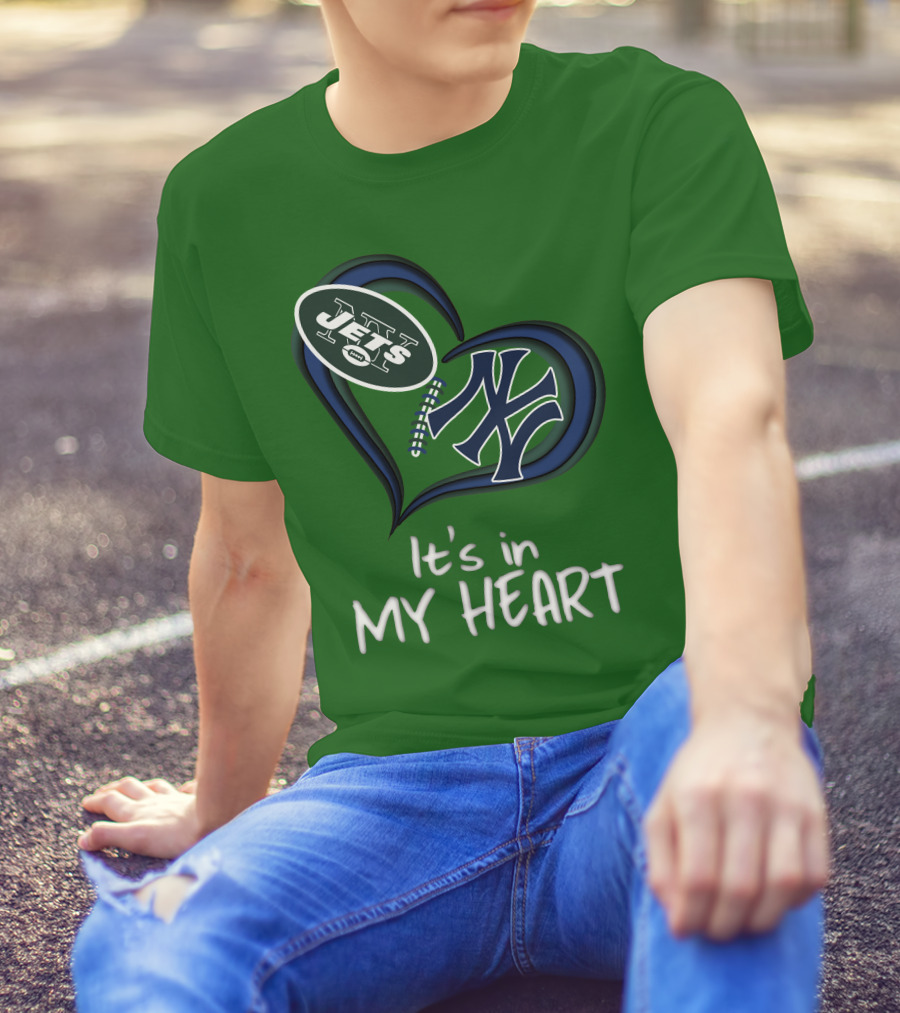 Jets Yankees It's In My Heart T-Shirt