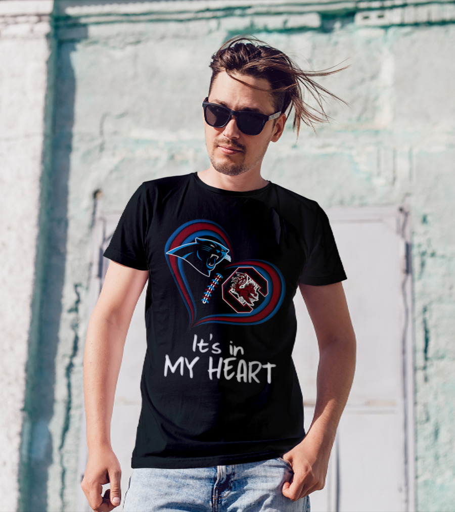 It's Panthers And Gamecocks In My Heart T-Shirt