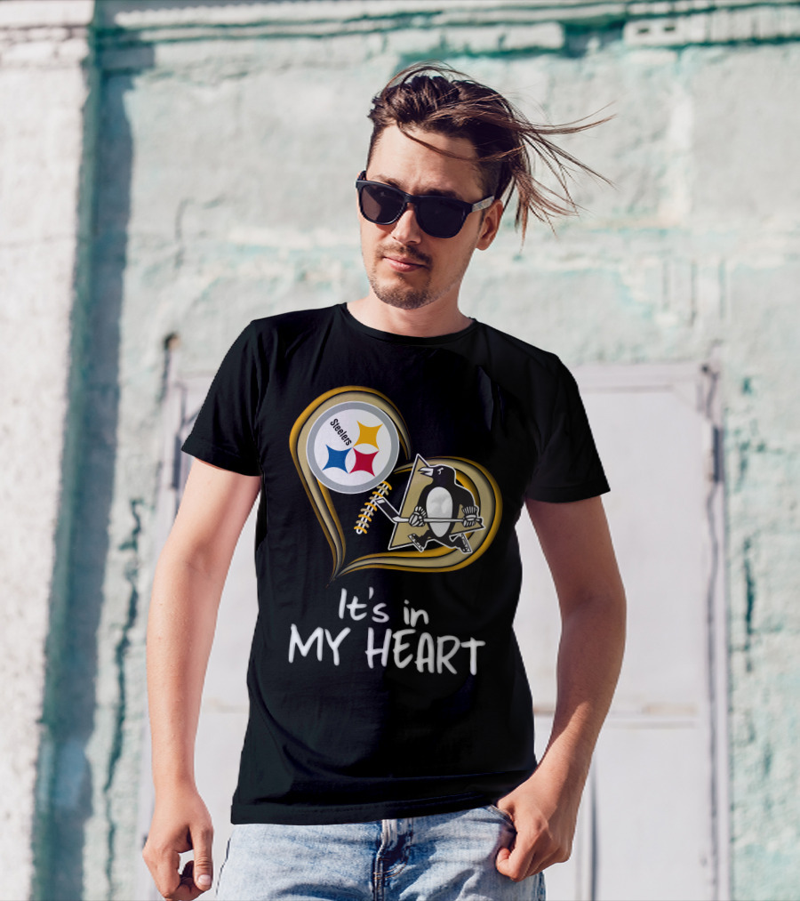 Steelers Penguins It's In My Heart T-Shirt