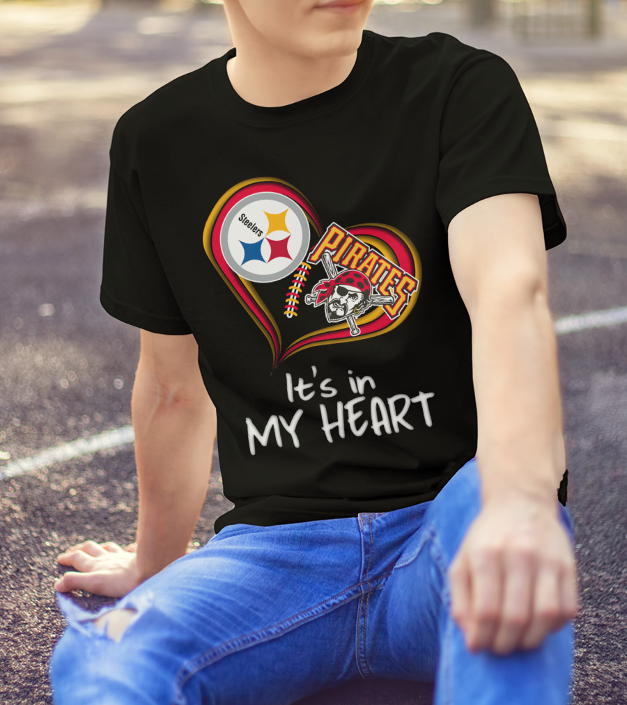 Steelers Pirates It's In My Heart T-Shirt