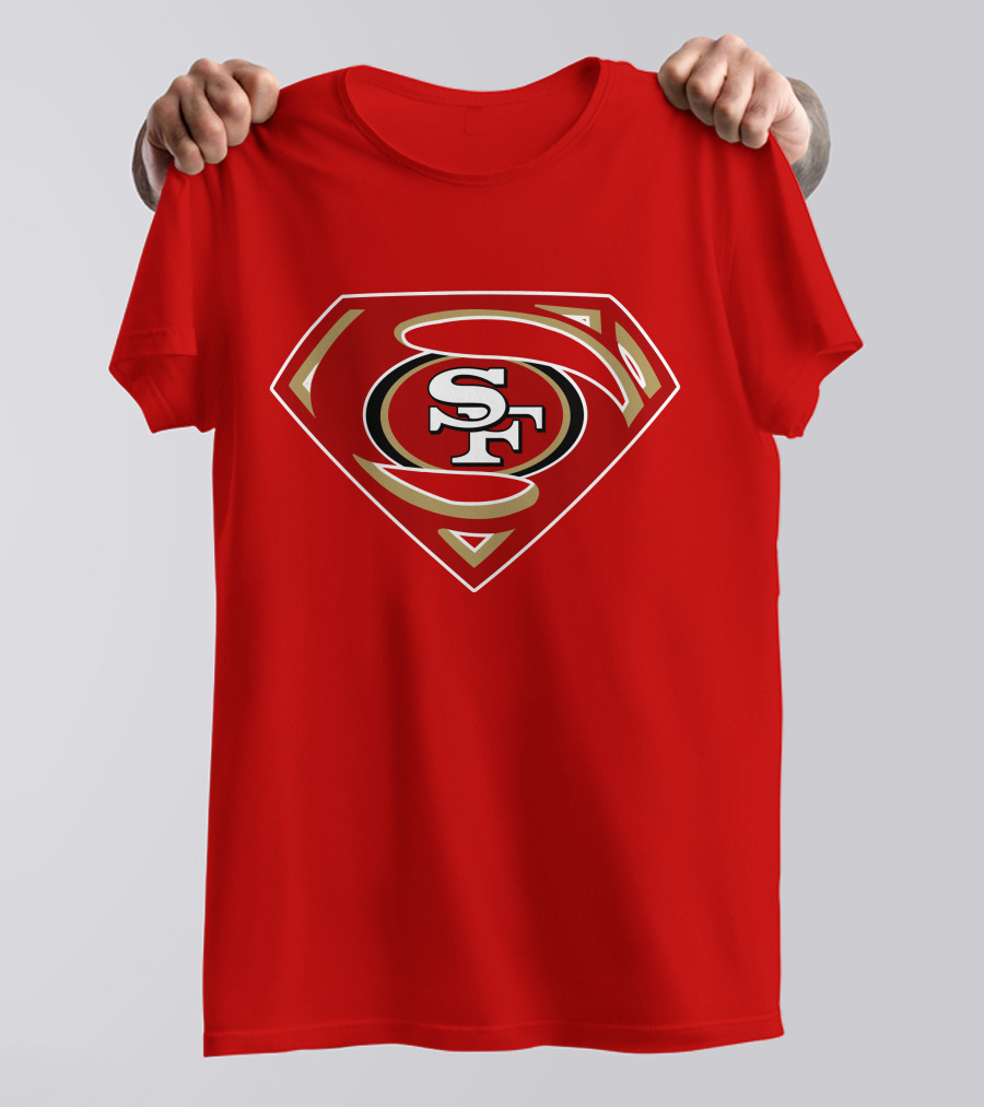 Sf 49ers Superhero T-Shirt
