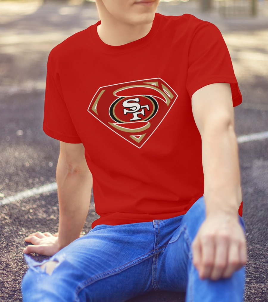 Sf 49ers Superhero T-Shirt