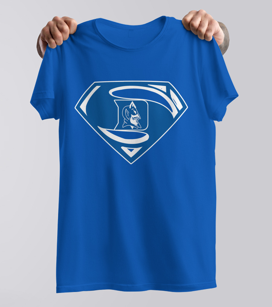 Duke Blue Devils Superman Logo Mashup T-Shirt