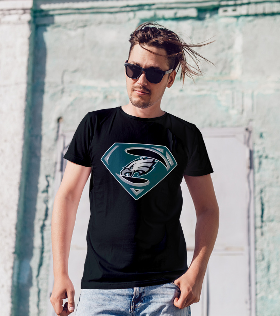 Philadelphia Eagles Super Man T-Shirt