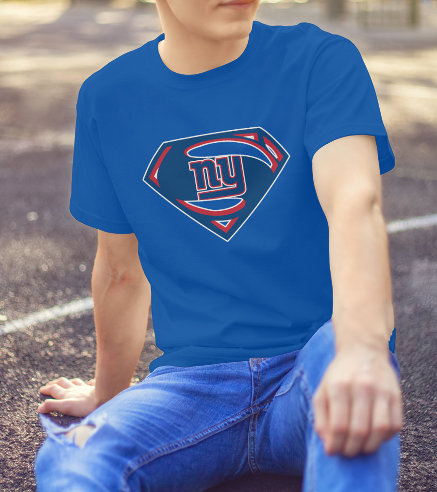New York Giants Super Man T-Shirt