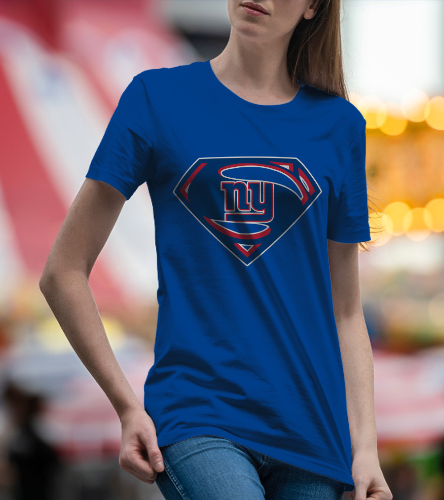 New York Giants Super Man T-Shirt