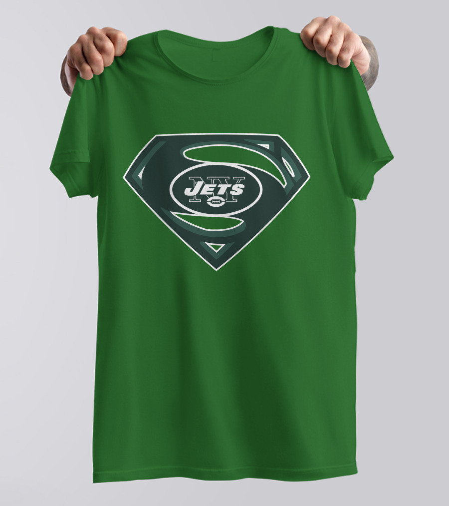 Jets Nfl Super Hero Symbol T-Shirt