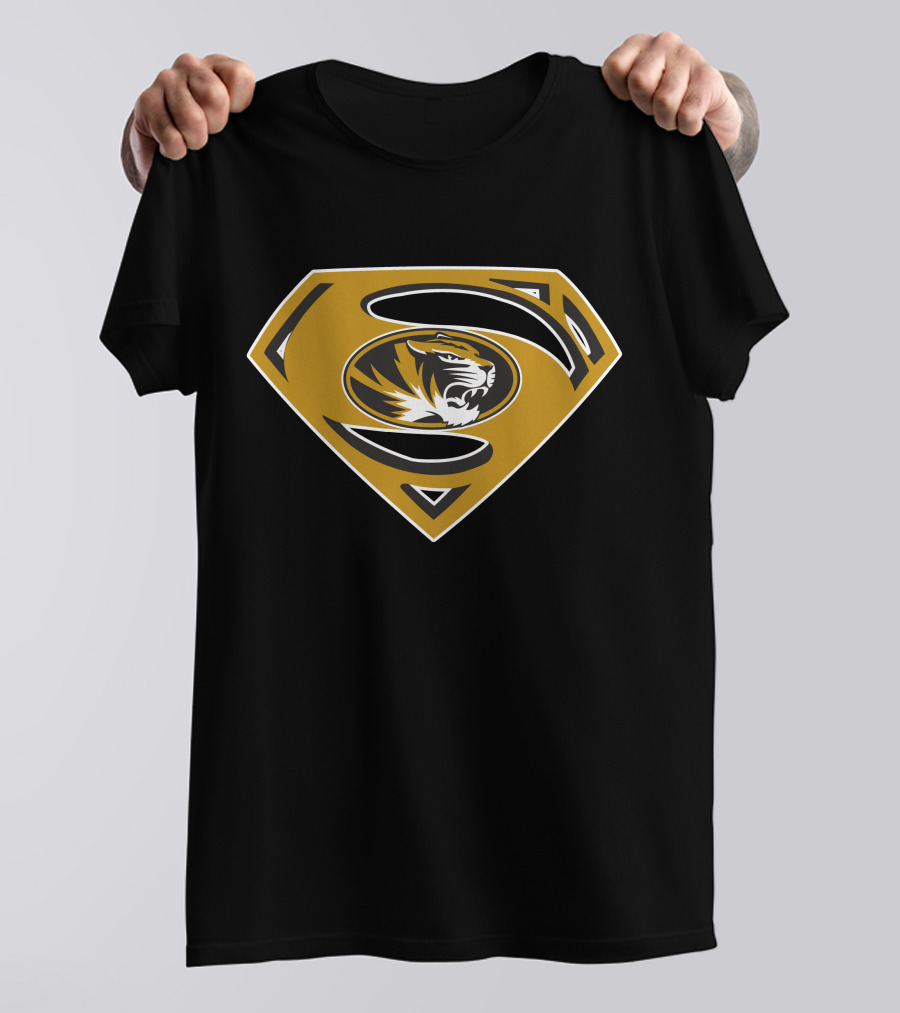 Superman Missouri Tigers T-Shirt
