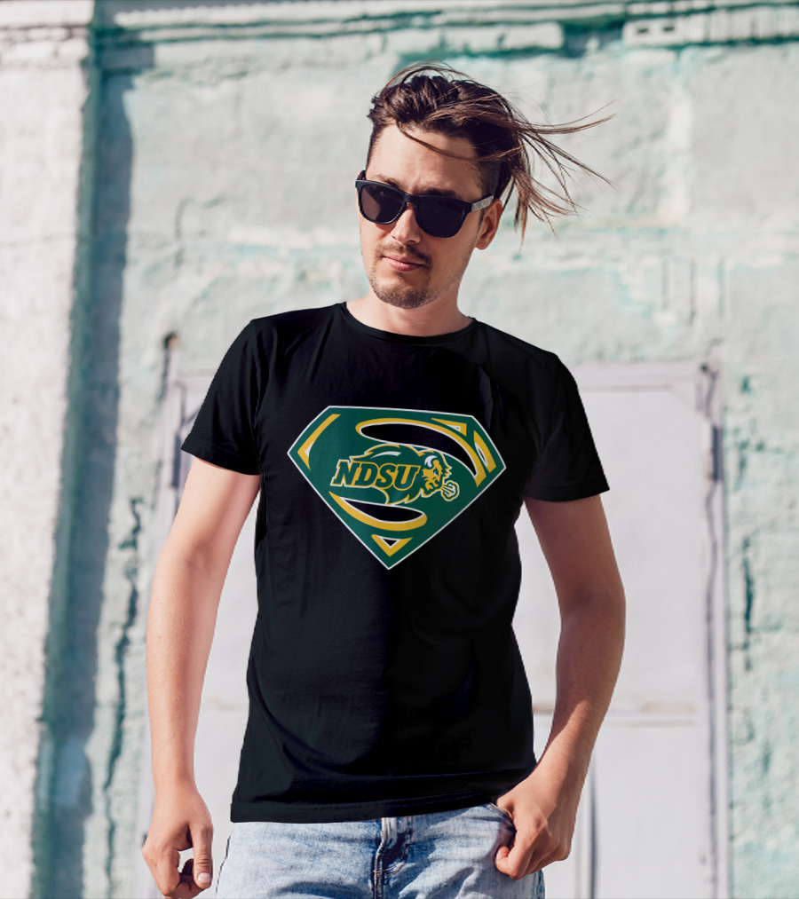 NDSU Bison Superman Shield T-Shirt