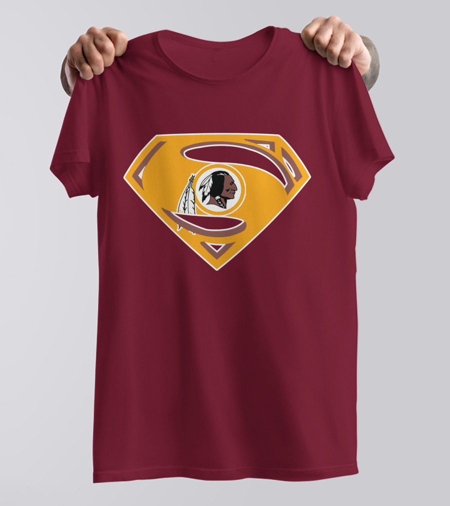 Redskins Superman Logo Mashup T-Shirt