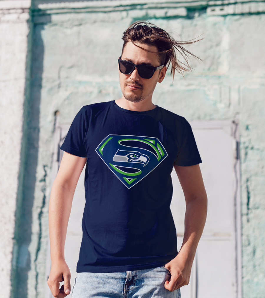 Seattle Seahawks Super Symbol Combination T-Shirt