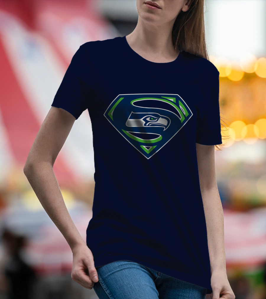 Seattle Seahawks Super Symbol Combination T-Shirt