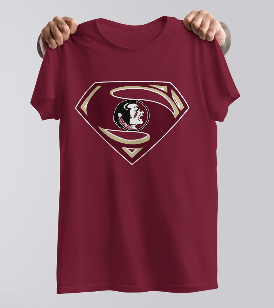 Seminoles Superman Logo Mashup With Florida State T-Shirt