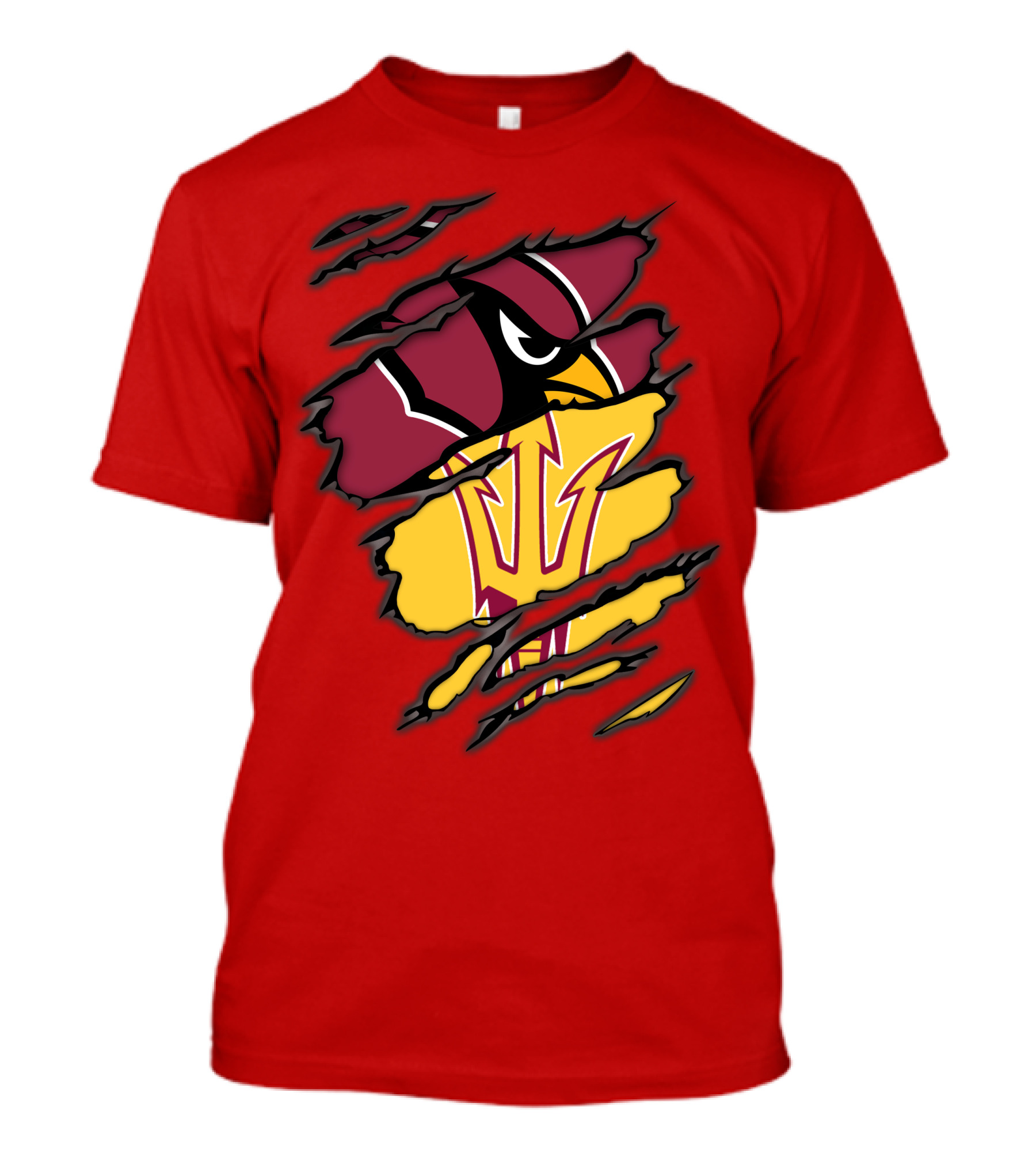 Arizona Cardinals State Sun Devils Fusion T-Shirt
