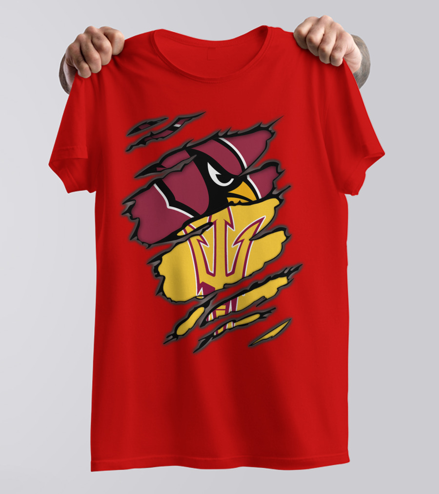 Arizona Cardinals State Sun Devils Fusion T-Shirt