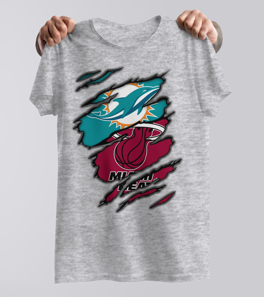 Miami Dolphins Miami Heat T-Shirt