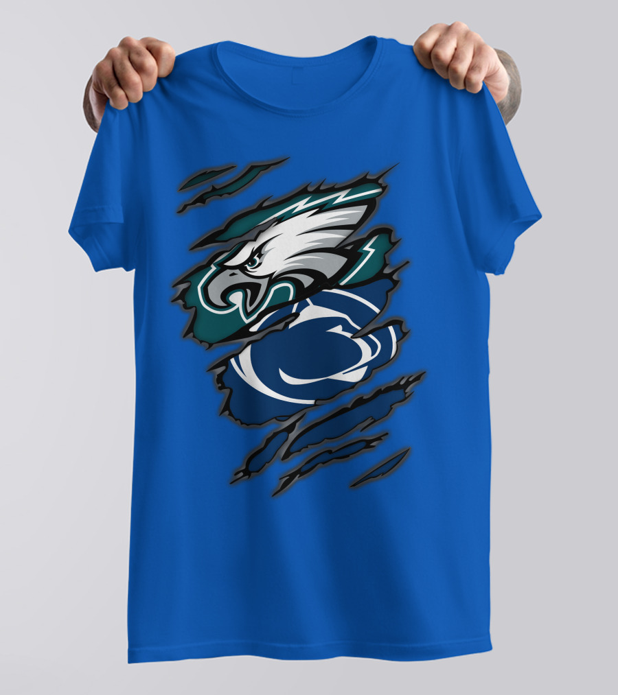 Eagles Penn State Logo Claw T-Shirt