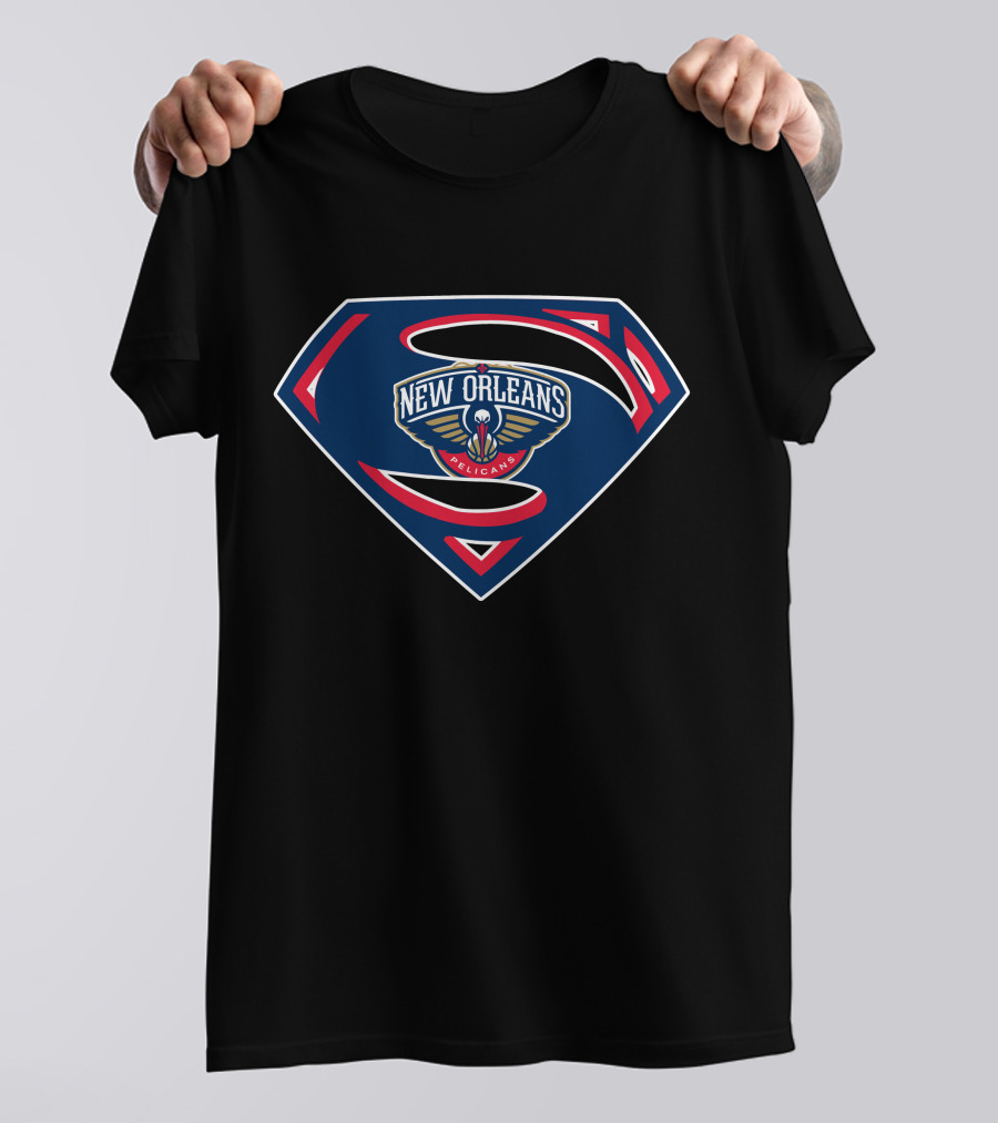 New Orleans Pelicans Superman T-Shirt