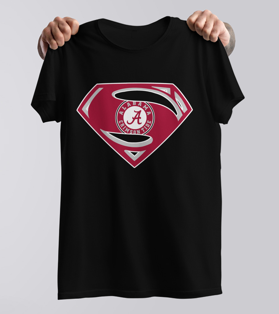 Alabama Crimson Tide Superman T-Shirt