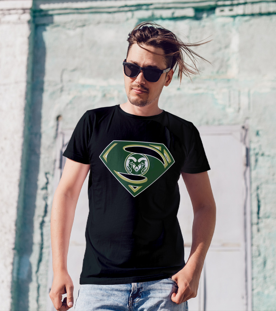Colorado State Rams Superman T-Shirt