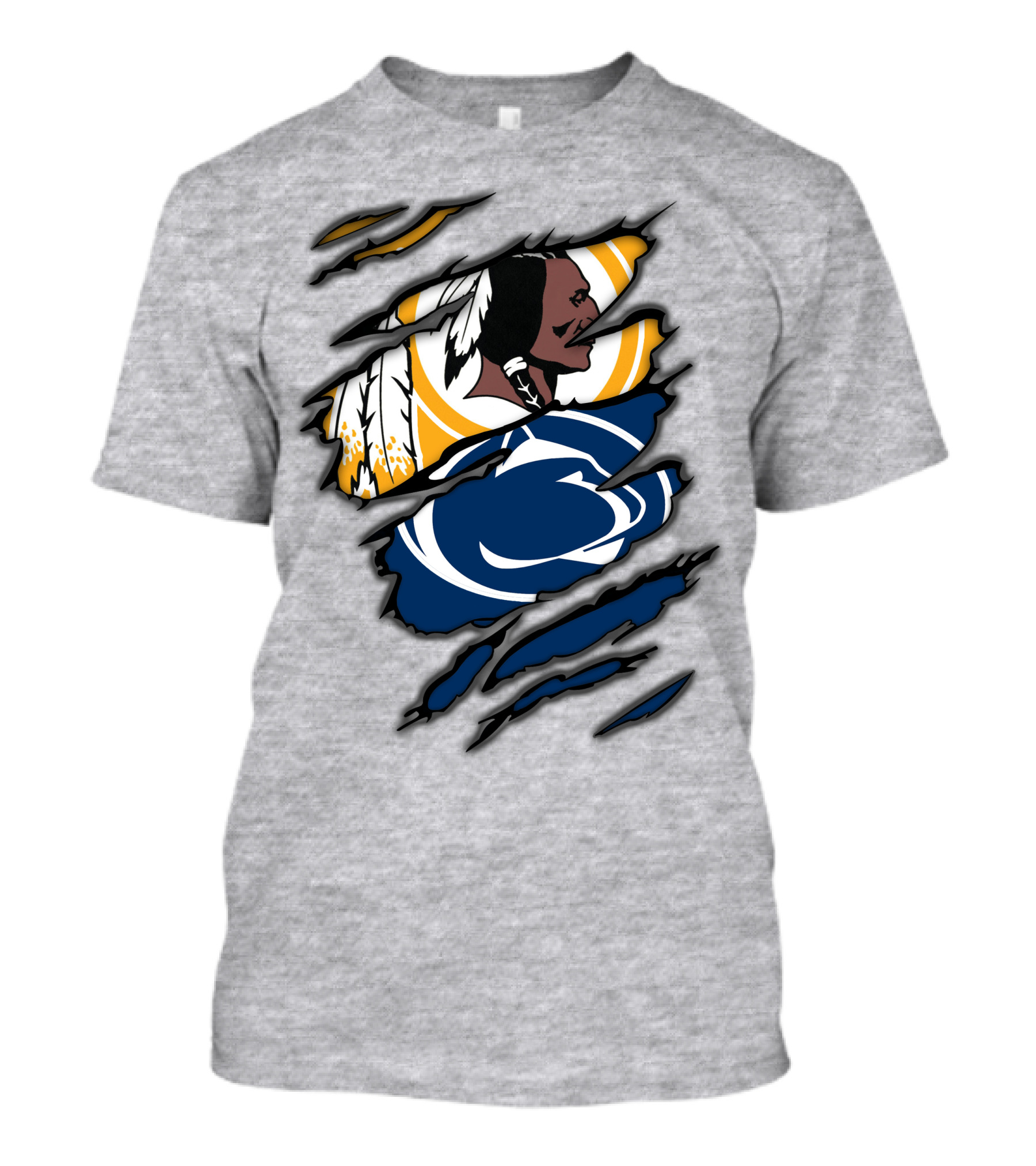 Redskins Penn State Fan Crossover Claw T-Shirt