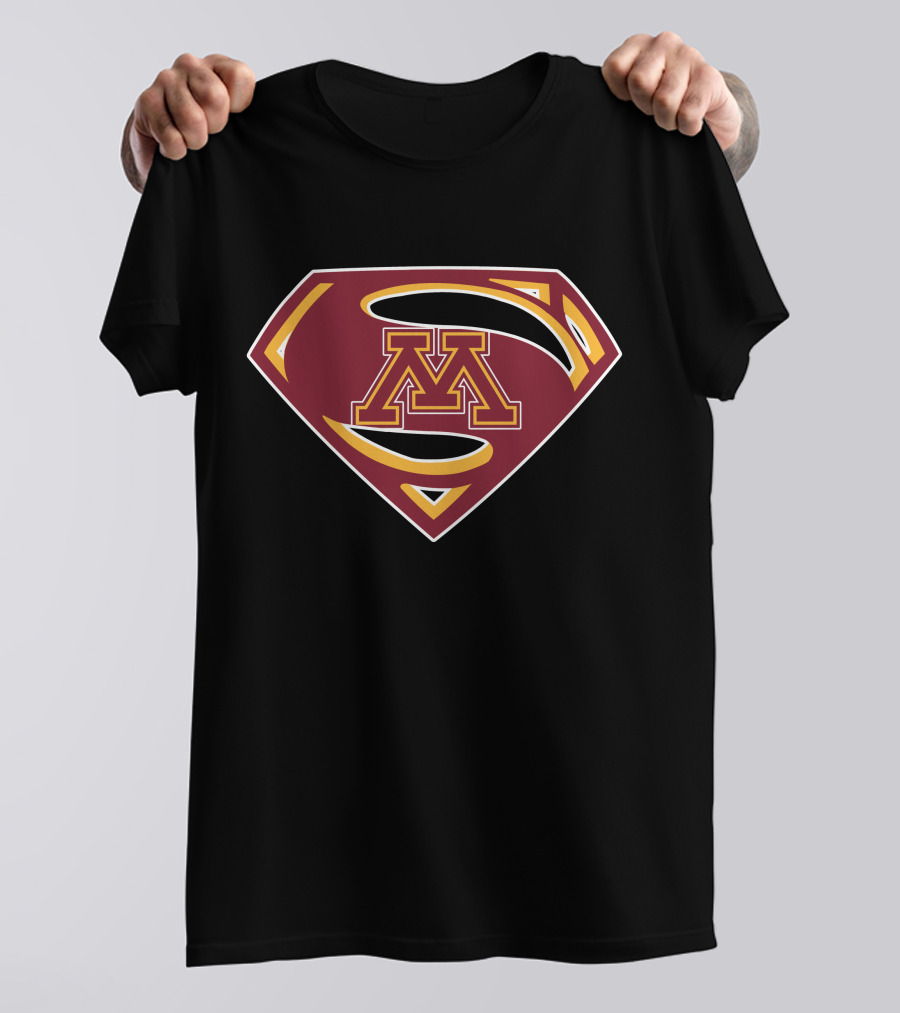 Superman Minnesota Gophers M T-Shirt