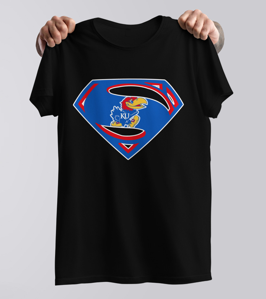 KU Superman Jayhawks T-Shirt