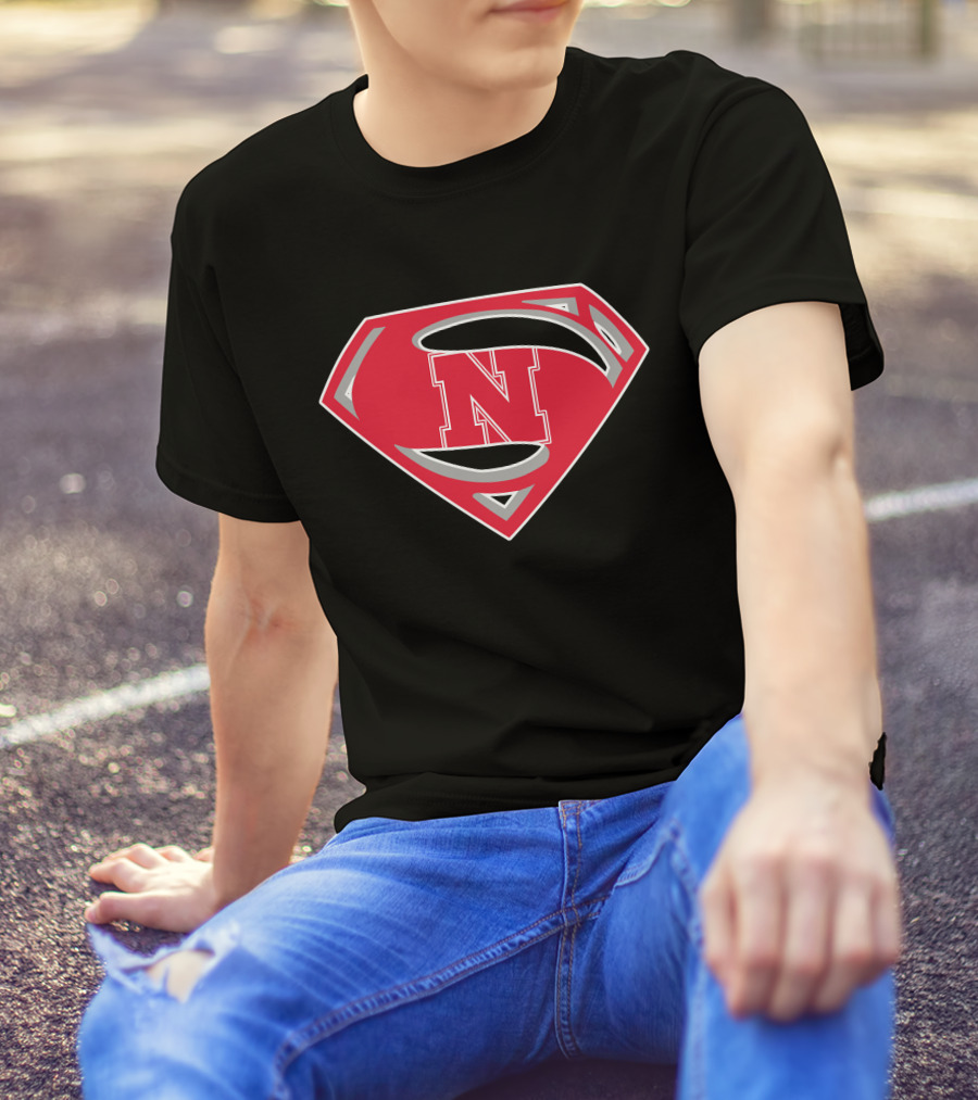 Nebraska Huskers Superman T-Shirt