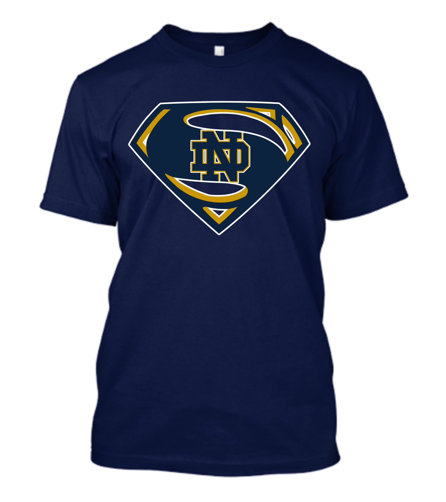 Notre Dame Fighting Irish Superman Logo ND T-Shirt